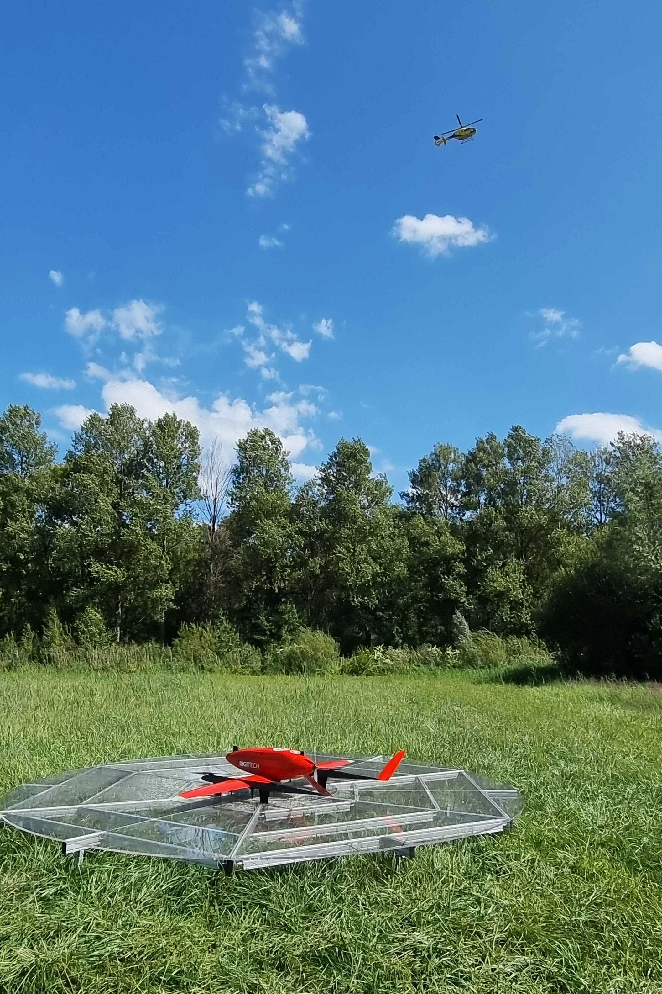RigiTech Flying BVLOS Drone Delivery in Franece